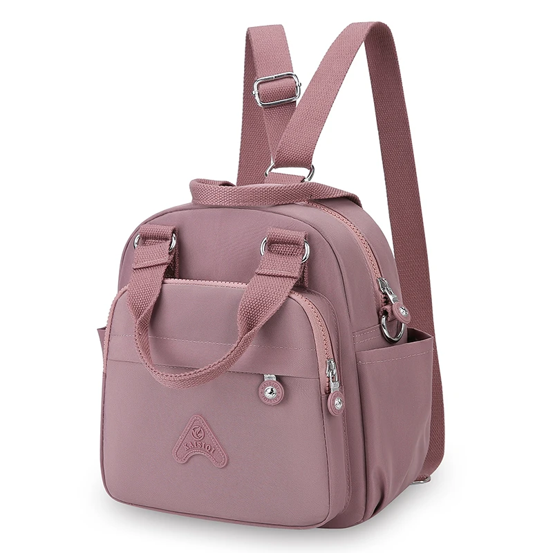 

Women Shoulder Crossbody Bag for Teenage Girls Multi-Function Small Backpack Ladies Light Travle School Bagpacks Nylon Back Pack