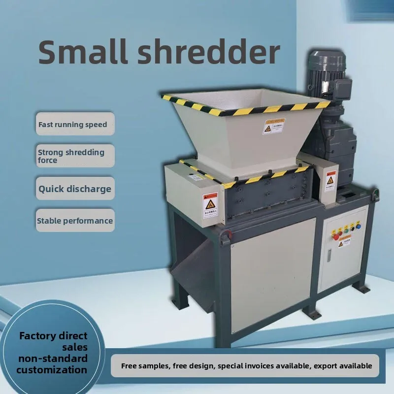 

Small Rubber Scrap Crusher Waste Plastic Metal Multi-Function Shredder