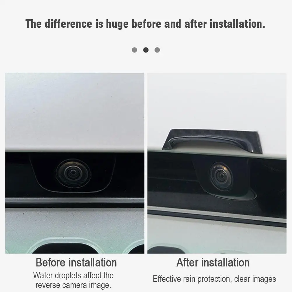 

Car Rear Camera Rain Cover Waterproof Dustproof Protective Accessories Guard Automobile Case Cover Anti-Rain B2G9