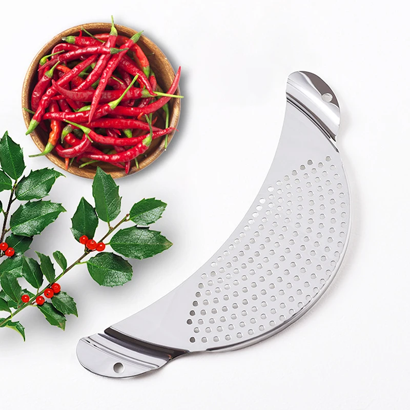 الفولاذ المقاوم للصدأ تجفيف المطبخ الفاكهة والخضروات تصفية المياه الخبث مجلس وعاء حافة تصفية يربك أدوات المطبخ #2