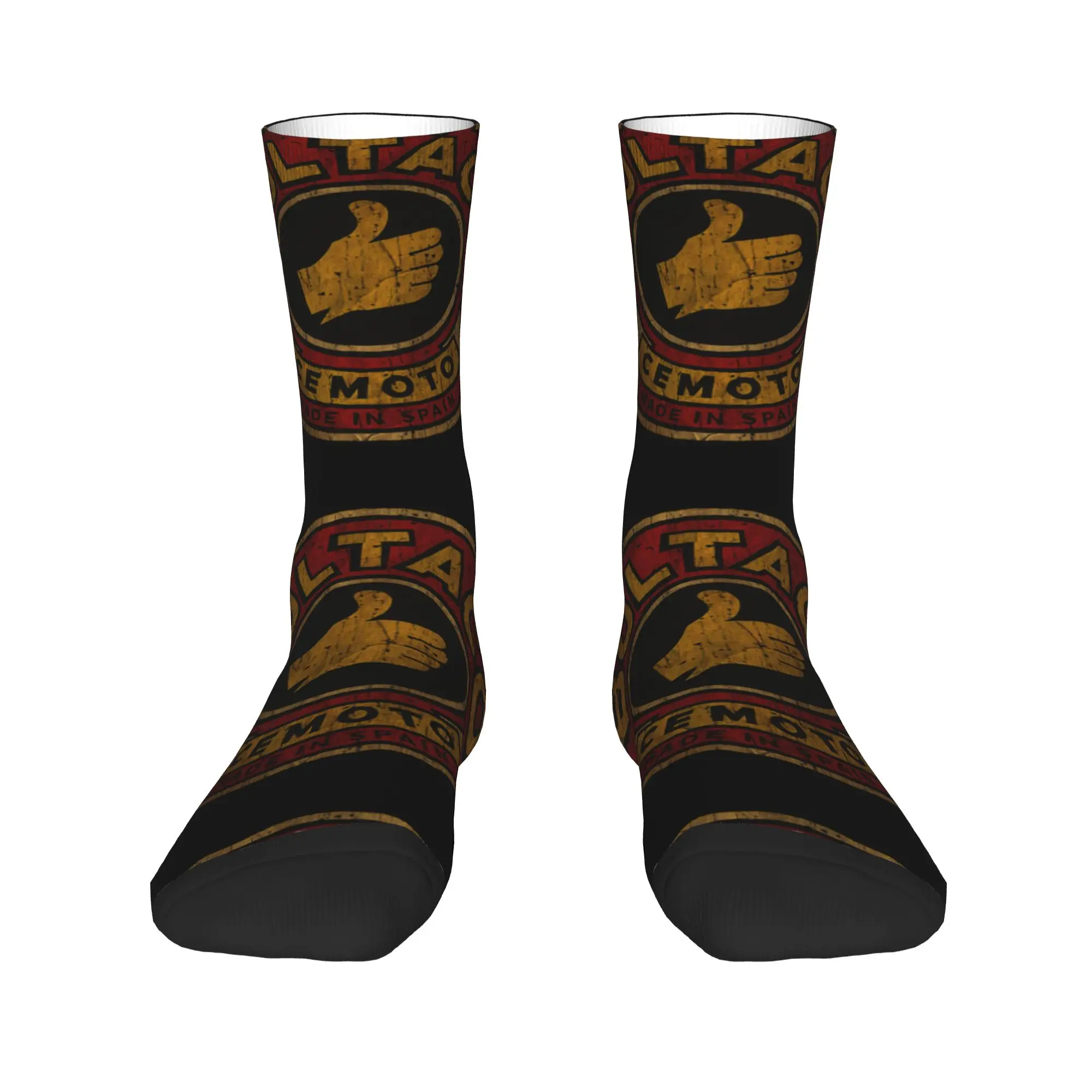 

Cute Print Bultacos Motorcycles Socks for Women Men Stretchy Summer Autumn Winter Crew Socks