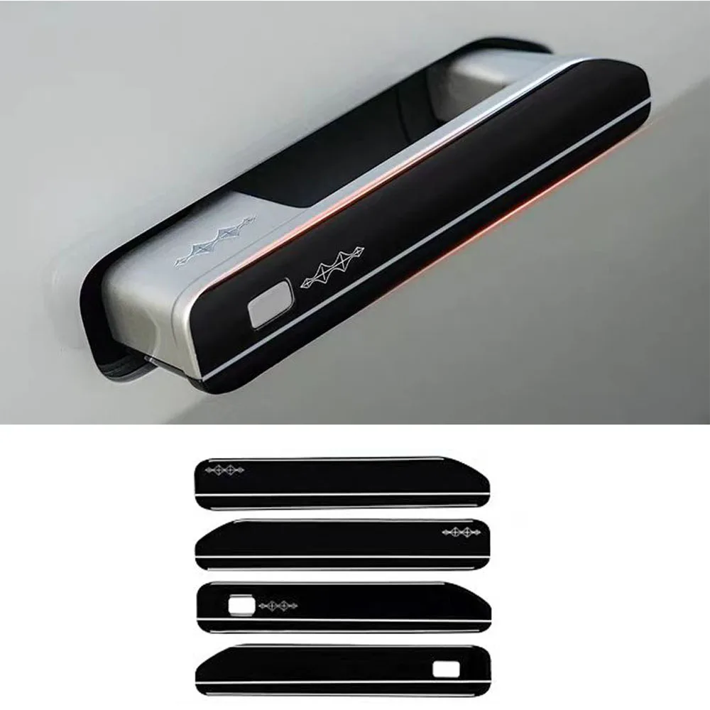 

Подходит для BYD Formula Leopard 8 2024 2025, защитная наклейка на дверную ручку, дверная чаша, наклейка против столкновений, наклейка на корпус