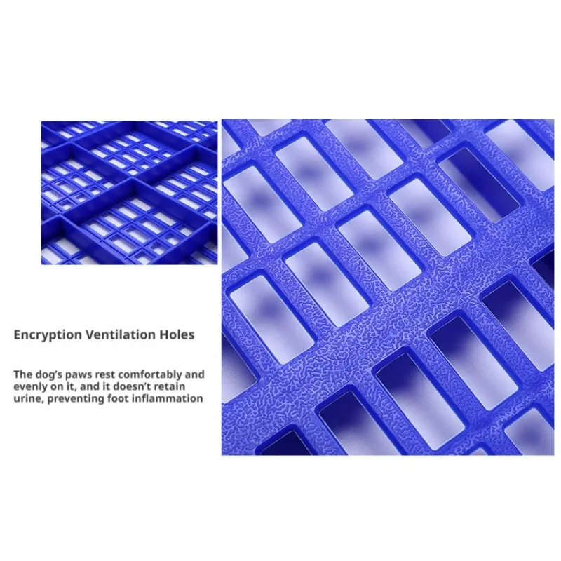 Heavy Duty Pet Cage Grid Mat, Chew-Proof Breathable Cooling Floor Pad for Dog Cat Rabbit Crate, Non-Slip Kennel Liner view 6