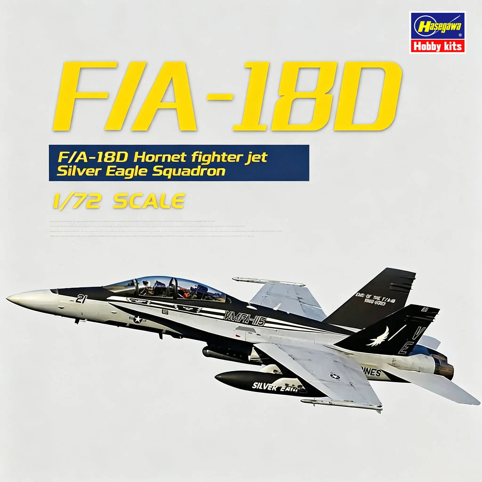 

Наборы для сборки моделей Hasegawa 02497 F/A-18D Hornet'VMFA-115 Silver Eagles' Limited Edition, масштаб 1/72