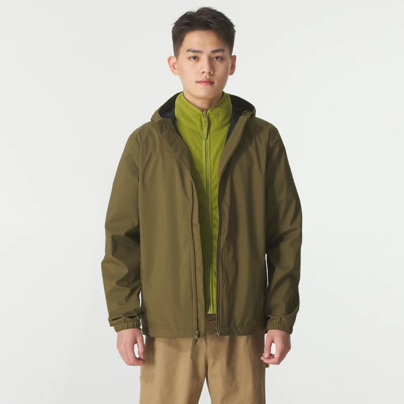 سترة/معطف رجالي من Timberland بغطاء للرأس من الصوف الداخلي للتدريب على الجري A4512302