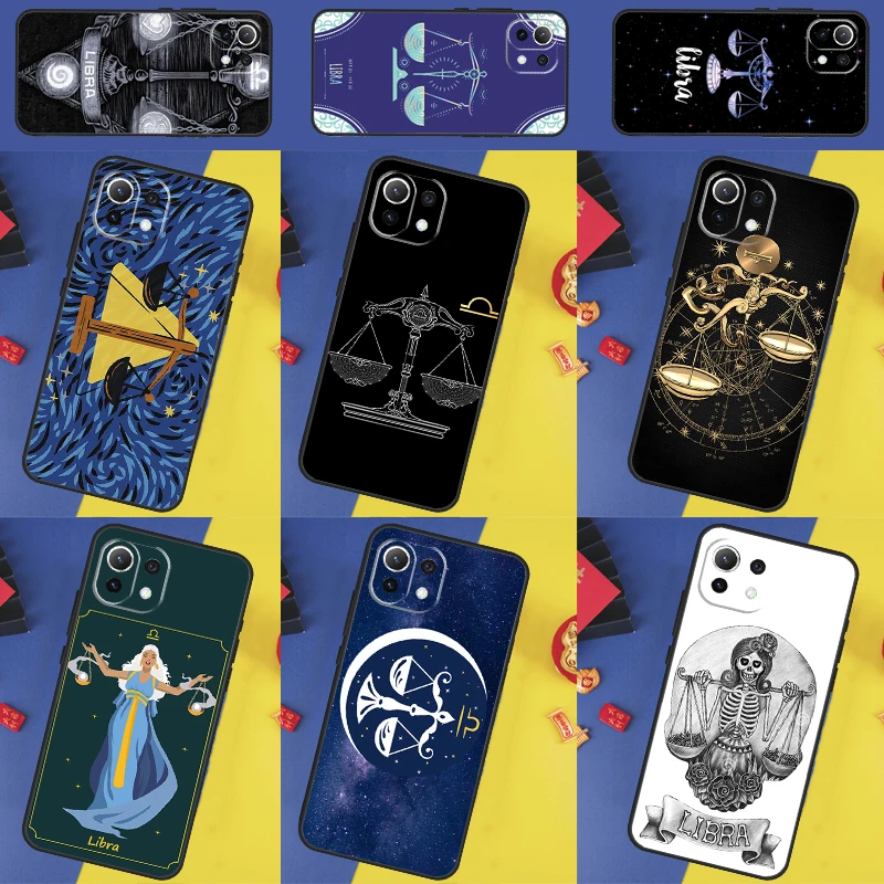 Zodiac Libra Balance Case For POCO X5 X3 F5 Pro M5 F3 F4 X4 GT Cover For Xiaomi 13 Ultra 11T 12T Pro 12 Lite