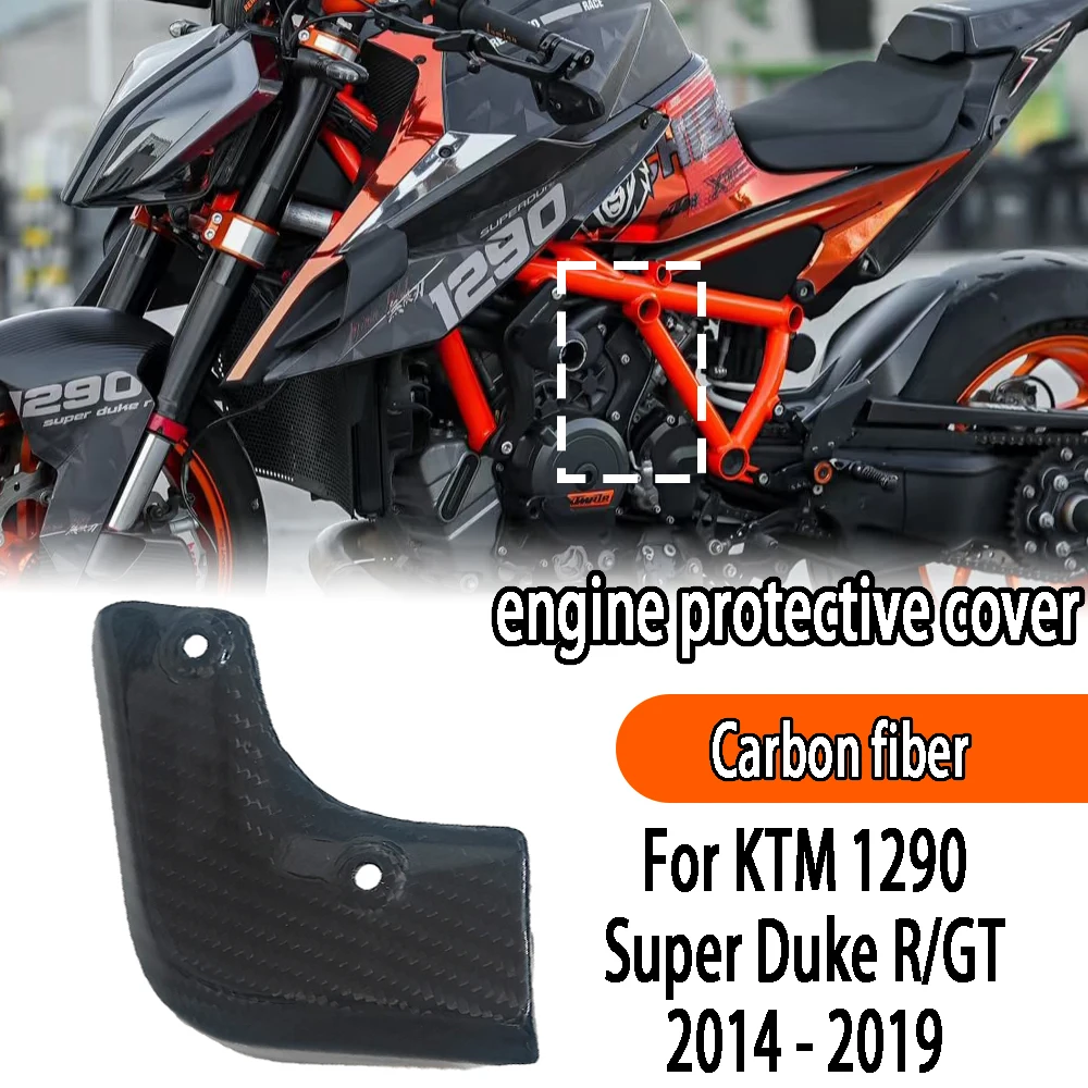 

For KTM 1290 Super Duke R/GT 2014-2019 2016 Carbon fiber engine hood left panel protective cover fairing motorcycle accessories