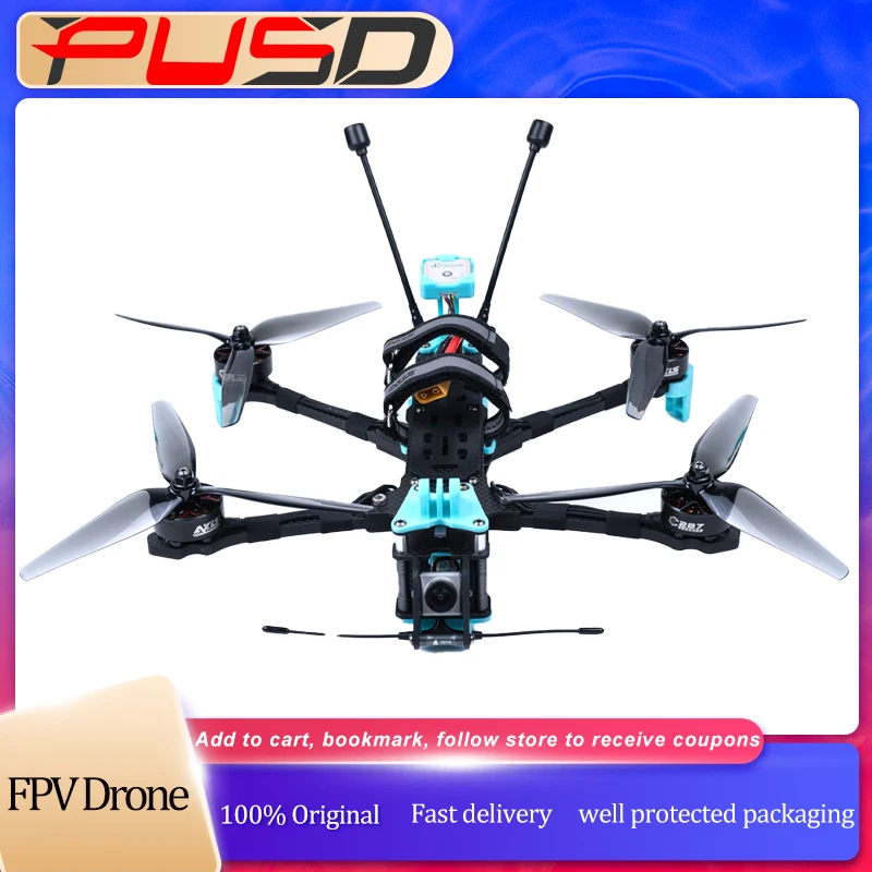 

Axisflying KOLAS 7 Inch Foldable FPV Drone BNF With GPS, Newly upgraded Long Range Cinematic RC Quadcopter Toy Airplane