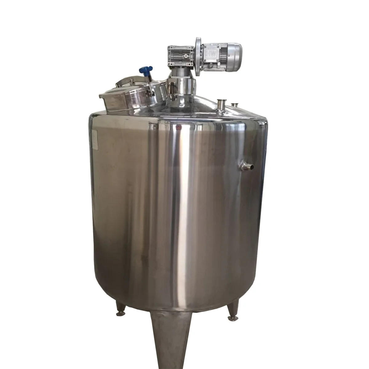 Customized stainless steel tank with agitator homogenizer mixer tank with jacket electric heating stainless steel mixing tank