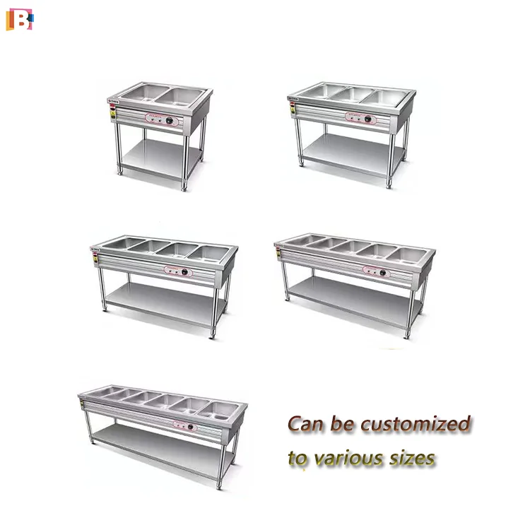 Catering Equipment Stainless Steel Buffet Food Warmer Heating Bain Marie
