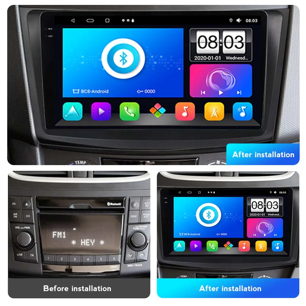 Android 14 Car Radio Stereo For Suzuki Swift 4 2011 2012 2013 2014 -2016 Multimedia Video Player 2 Din Auto Audio G Stereo Audio