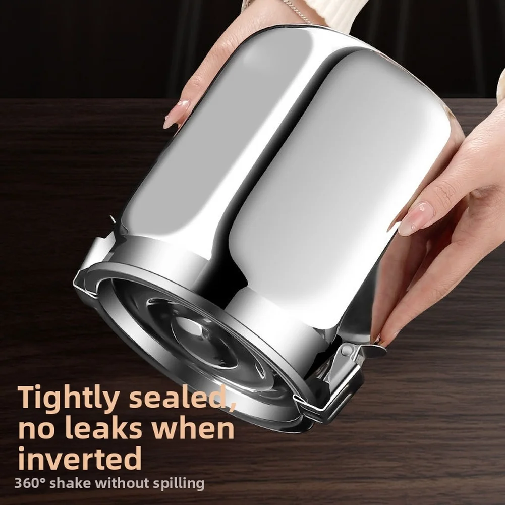 

Premium 304 Stainless Steel Sealed Container for Coffee Beans Tea Leaves Dry Food Storage Rust Resistant Design