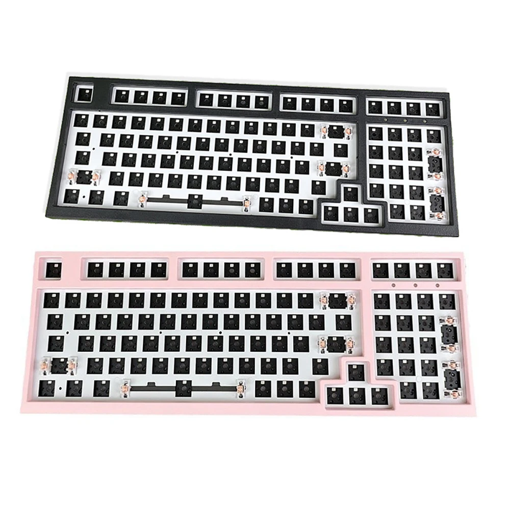 

Mechanical Keyboard Kit T98 Wired 3 Mode RGB Hot Swap Gaming Keyboard 98 Keys Customize PC Gamer Gasket Accessories Office Gift
