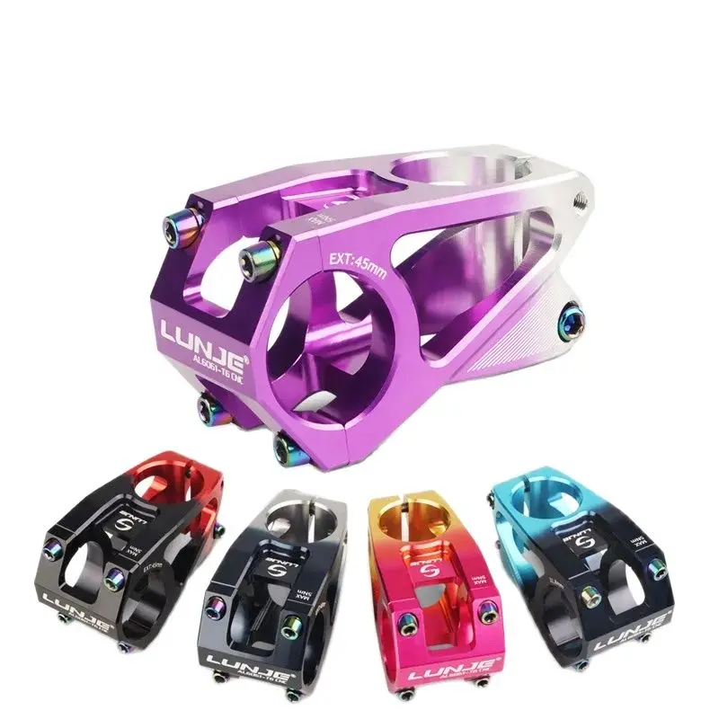 

Bicycle Stem Stands CNC Ultra Light Hollow Mountain Bike Drops Short Handle 55MM High Strength Riser G885