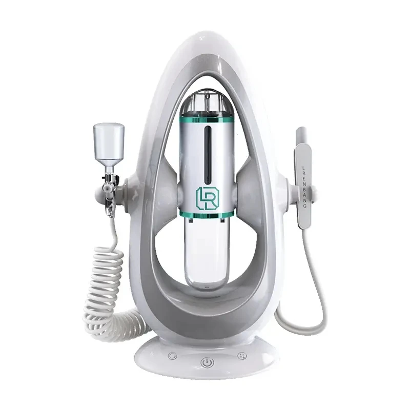 Face Beauty Device 2 In1 Pore Vacuum Cleaner Electric Micro Small Bubble Facial Cleaning Machine Skin Rejuvenation Sprayer Spa