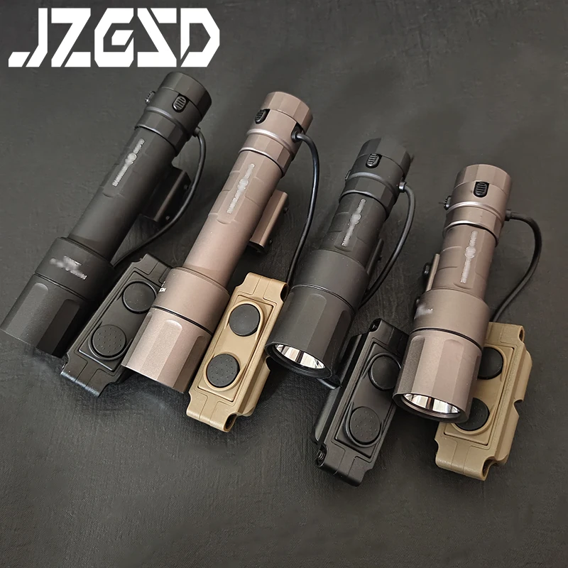 REIN 2.0 Tactical Flashlight Cloud Defense Weapon Scout light Suitable for 20mm Track 1300lm LED M600 M300 Flashlight Aluminum