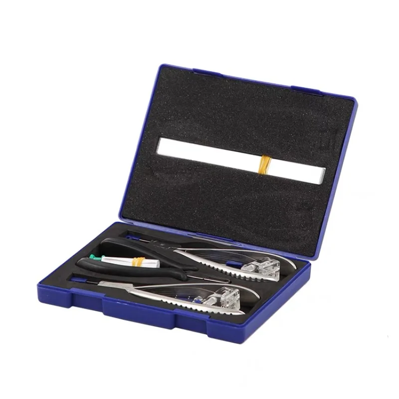 Professional Optical Lab Equipment Tool Kits Stainless Steel Silhouette Plier Set Rimless Frame Eyewear Eyeglass Repair Tools