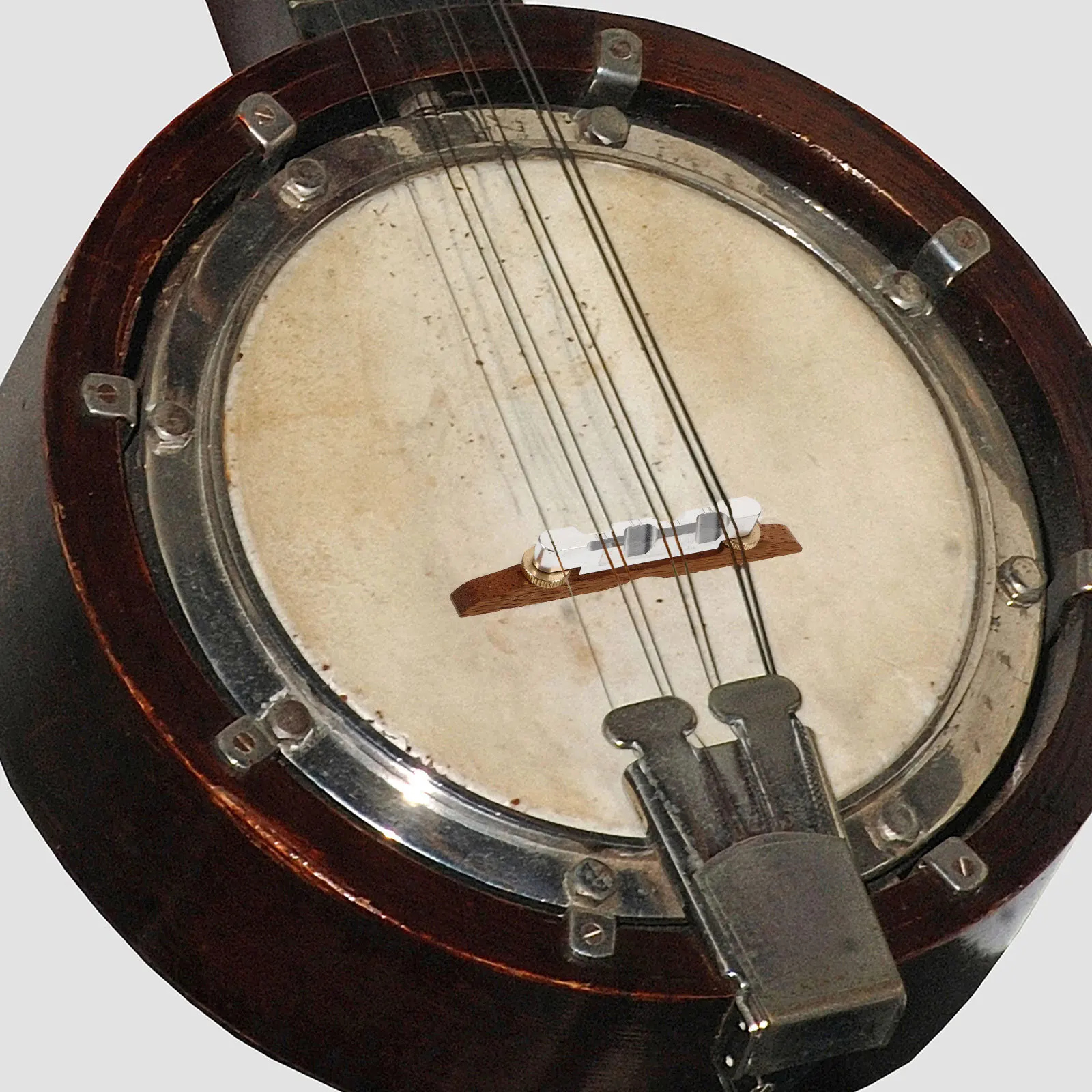 

Rosewood Banjo Bridge Adjustable Stable Replacement Part Smooth Durable Banjo Accessory Musical Instrument Supply