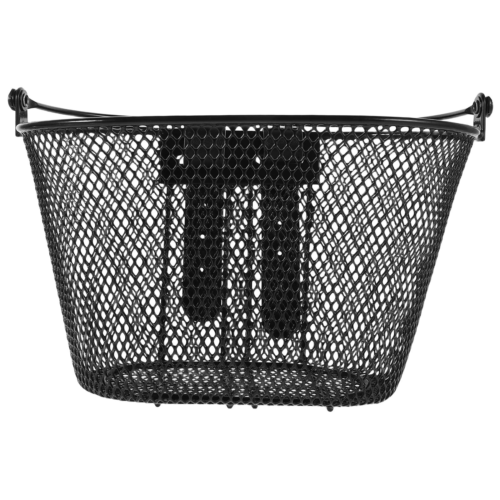 

1pc Bike Basket Metal Front Handlebar Storage Basket Durable Wire Mesh For 'S Scooter Tricycle Easy Install Smooth