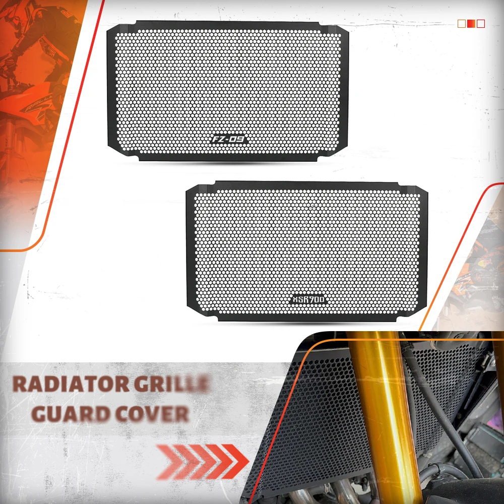 

Motorcycle Radiator Grille Cover Guard Protection For YAMAHA MT-09 FZ-09 XSR900 XSR Tracer 900 GT ABS 2015 2016 2017 2018 2019