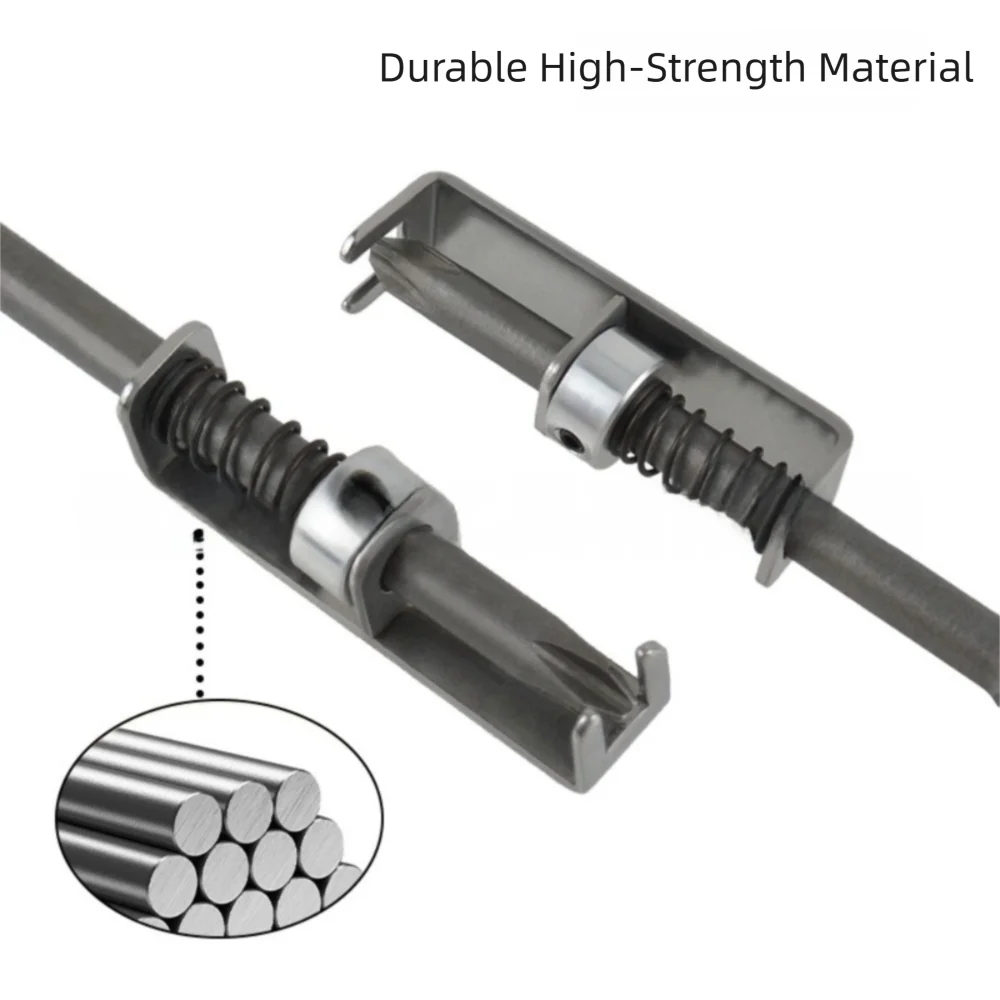 

Alloy Steel Spring Positioning Drill Portable Safety Screw Fixation Drill Bit SingleHand Operation Anti Drop Screw Holder Bit