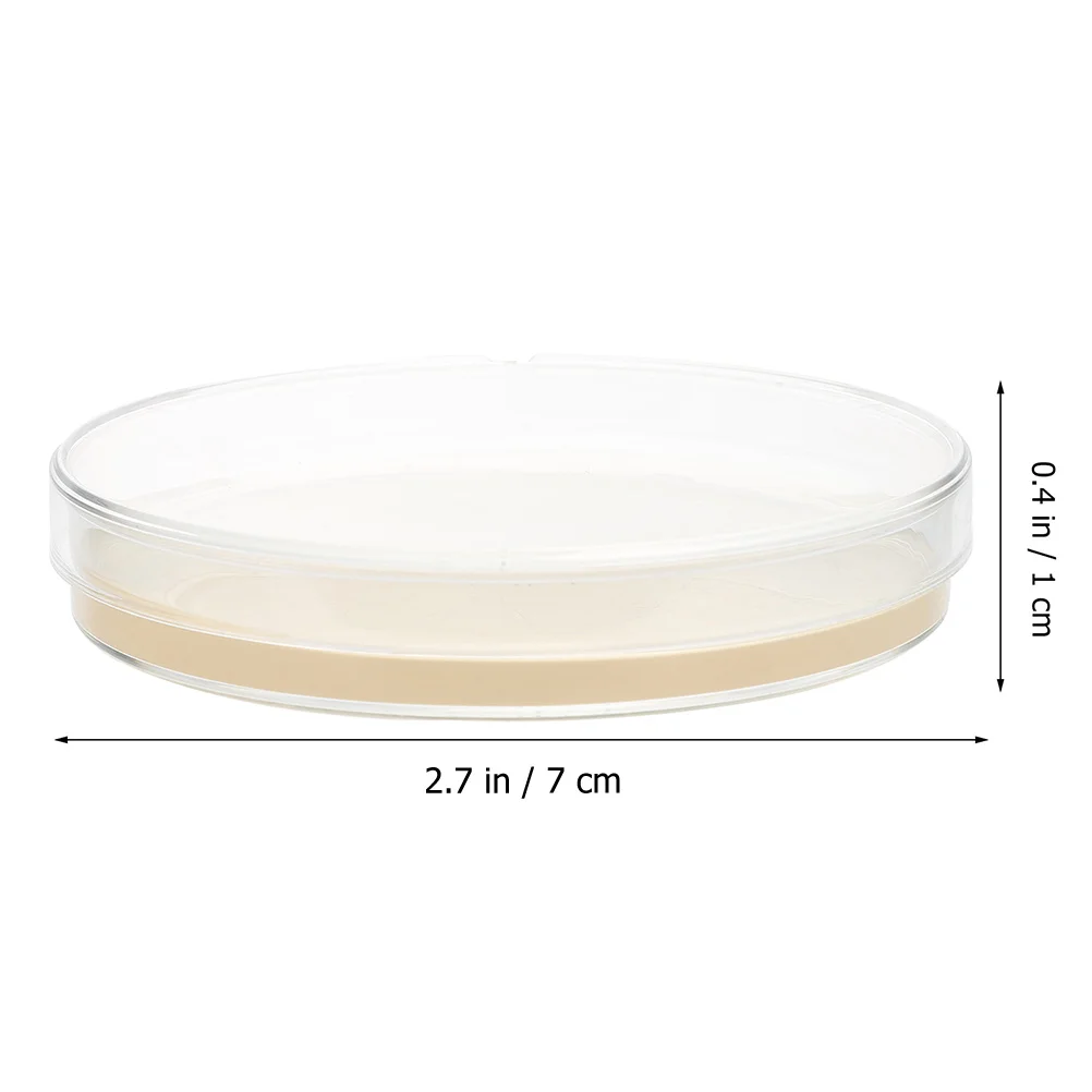 10 Pcs Nutrient Agar Plate Glass Dish Lid Sterile Petri Dishes Finished Product