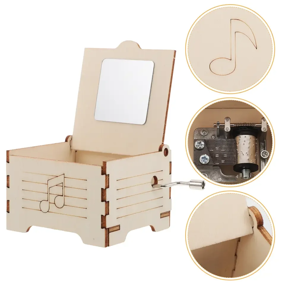Kit de caixa de música DIY para crianças - STEM educacional artesanato experimento científico criança aprendendo projetos musicais ferramenta de ensino