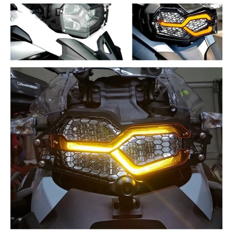 

2025 New Motorcycle Headlight Protector Head Light Guard Cover Grille For F750GS F850GS