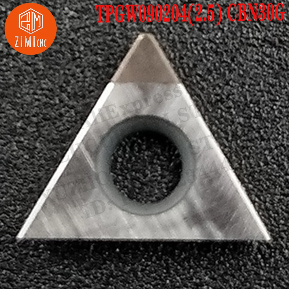TPGW090204(2.5) CBN30G أدوات مطحنة نهاية TPGW أدوات CNC إدراجات كربيد تحول إدراجات أداة القطع المخرطة ميكانيكي مخرطة معدنية
