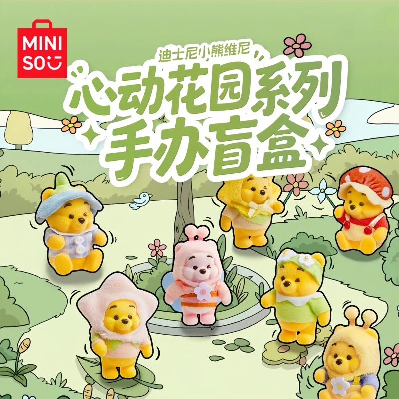 

Genuine New Hot Winnie The Pooh Heartbeat Garden Series Surprise Blind Box Figurines High Quality Cute Gifts Festvial Toy