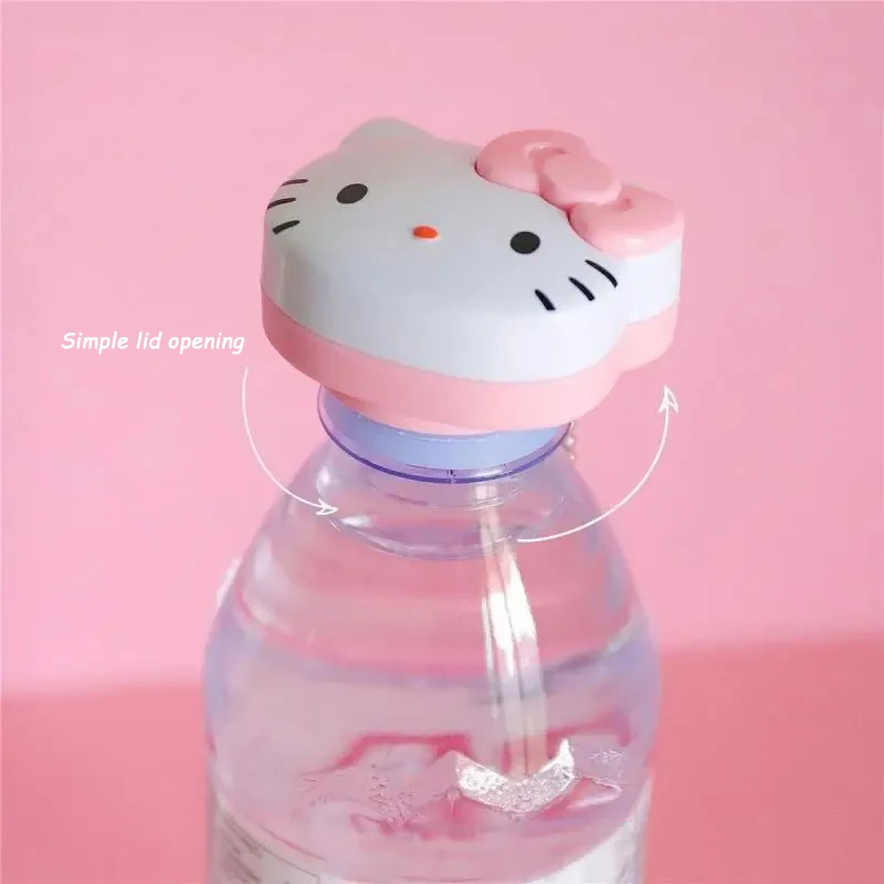 Kawaii Hello Kitty Bottle Opener Anime Figure Non-Slip Water Bottle Opener Portable Fast Labor Saving Screw Cap Girls Toys Gifts