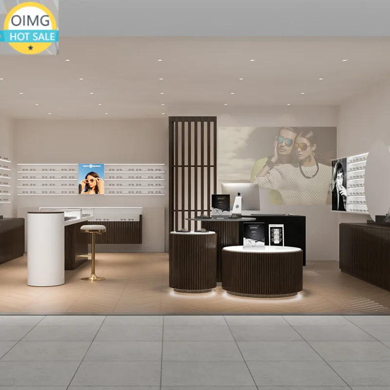 Glasses Jewelry Cosmetics Nail Display Cabinet Stand with Environmental Protection Wear-Resistant Paint Finish From China