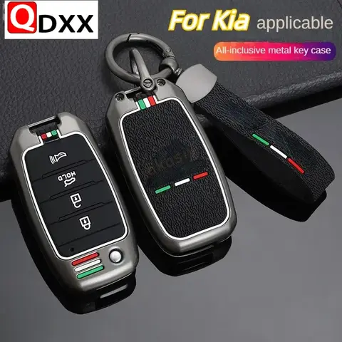 자동차 키 장식 케이스 자동차 액세서리 기아 k3 아연 합금 키 홀더 k2 캐시 k4 pegas fcrte kxcross kx7