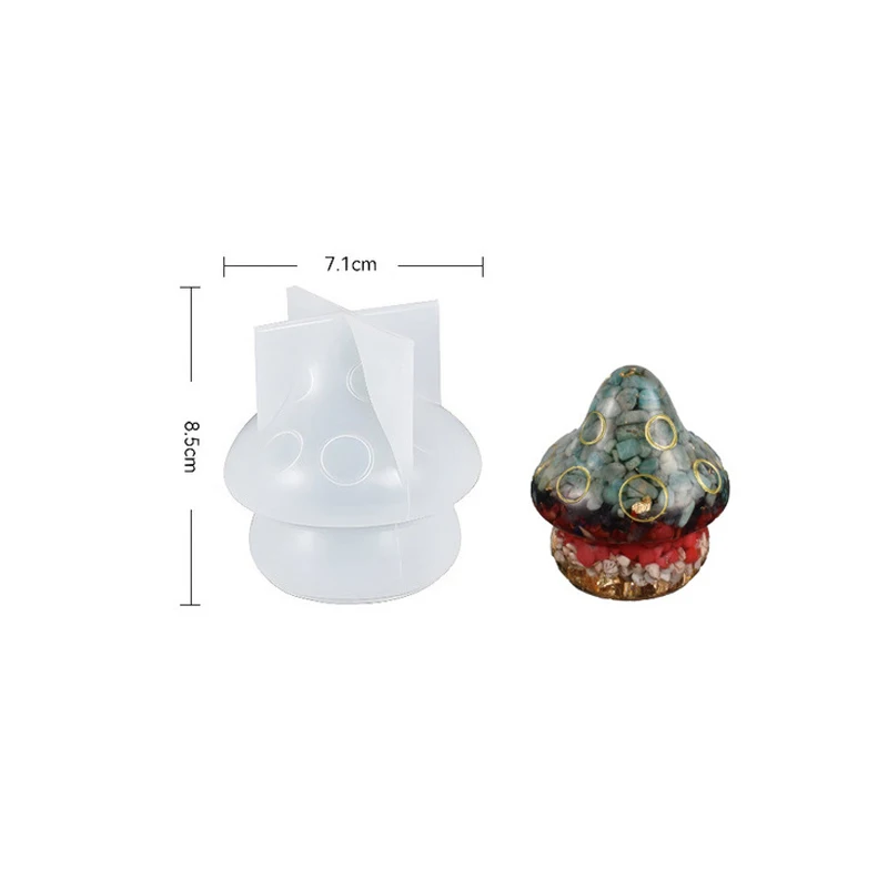 Multi-function Mushroom Heart Storage Boxes for DIY