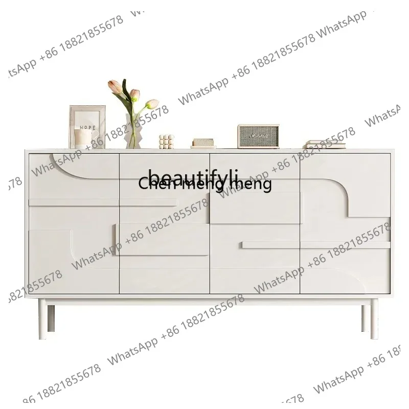 

LHY26 ss Cream Style Light Luxury Entrance Shoe Cabinet Modern Minimalist Dining Side Hallway Living Room Storage Cabinet furnit