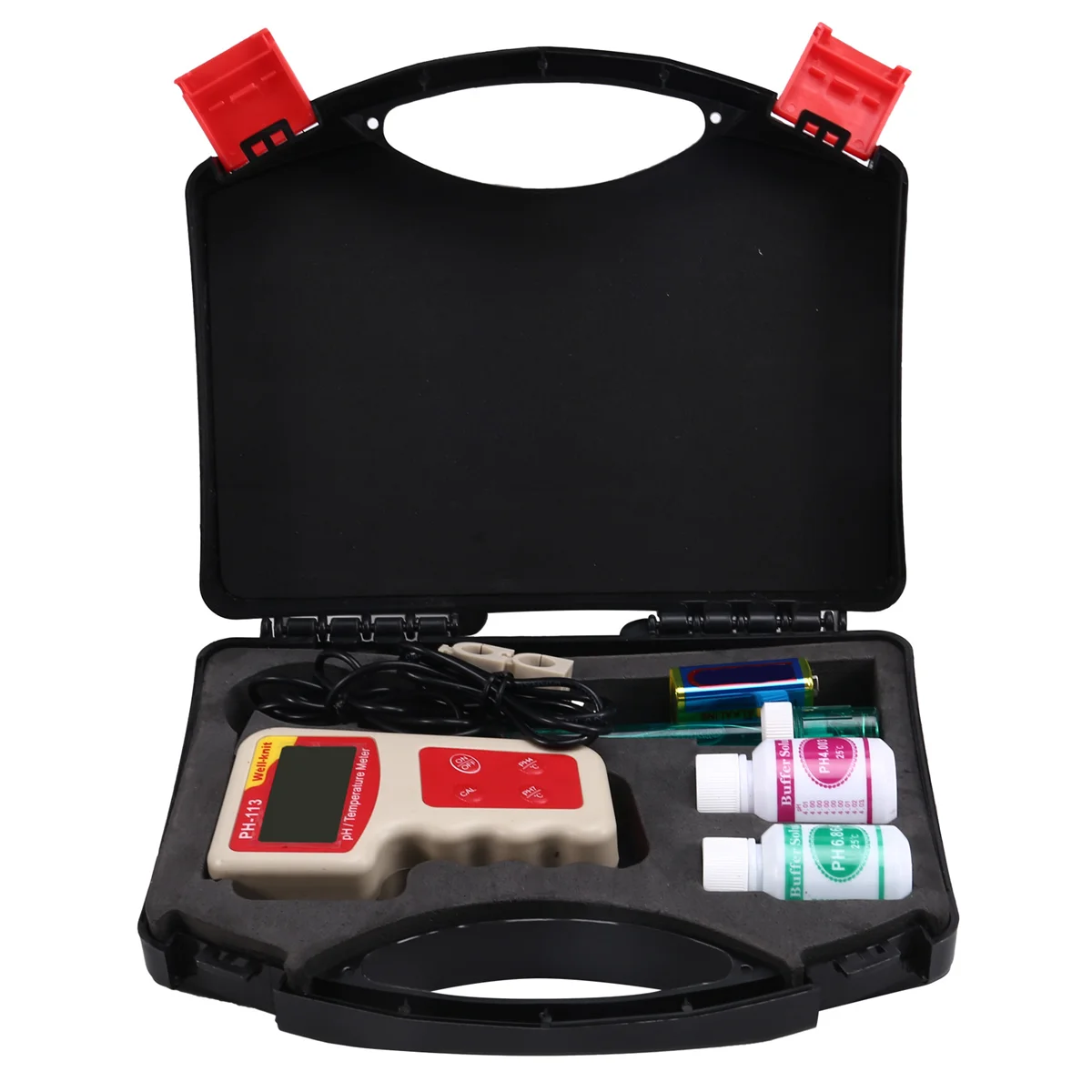 

ABLG PH-113 Temperature Monitor Ph Meter Automatic Calibration Monitor Portable PH Meter