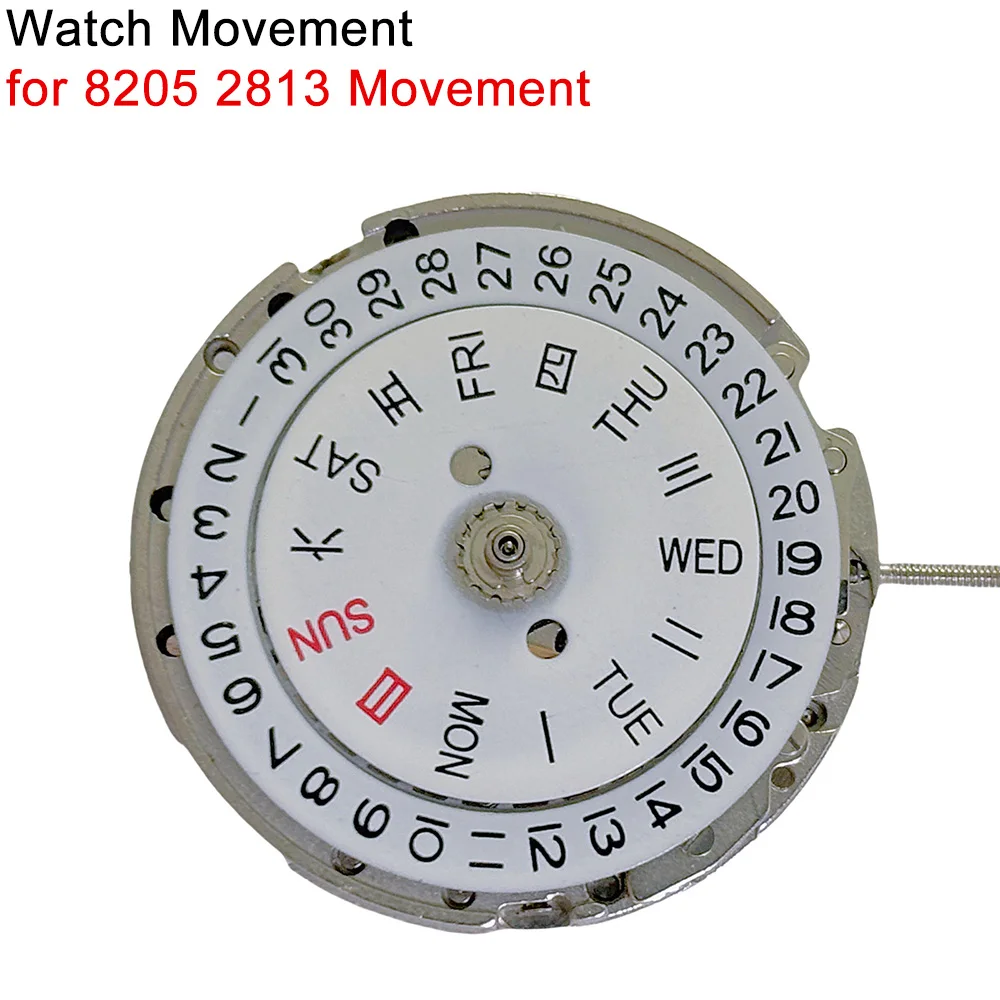

Абсолютно новый часовой механизм для ремонта часов 8205 2813, запчасть, аксессуар для часов с двойным календарем