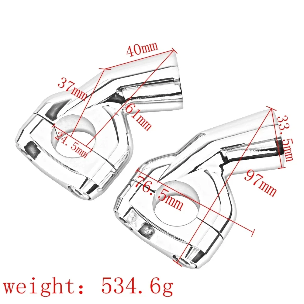 Handlebar Bar Riser Clamps Adapter Lift 30mm for Triumph Bobber Black Bonneville T100 T120 Speedmaster Aluminum Accessorie Moto