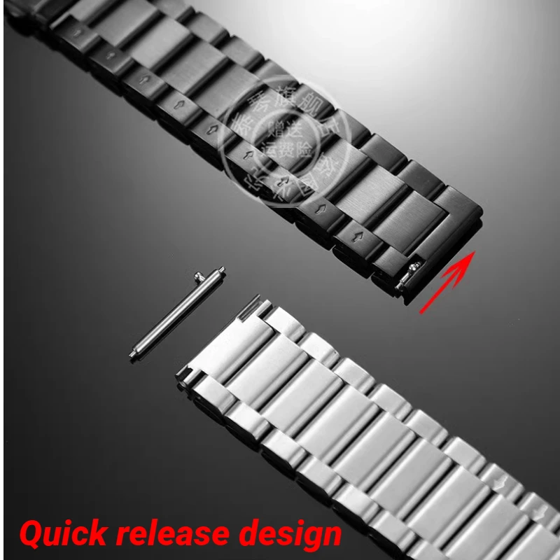 ل Timex T49905 T49963 T49953 المواطن هاميلتون الأعمال ماتي وعاء من الستانليس ستيل الأسود حزام ساعة اليد المعدنية حزام الساعات سريعة الرجال 20 مللي متر