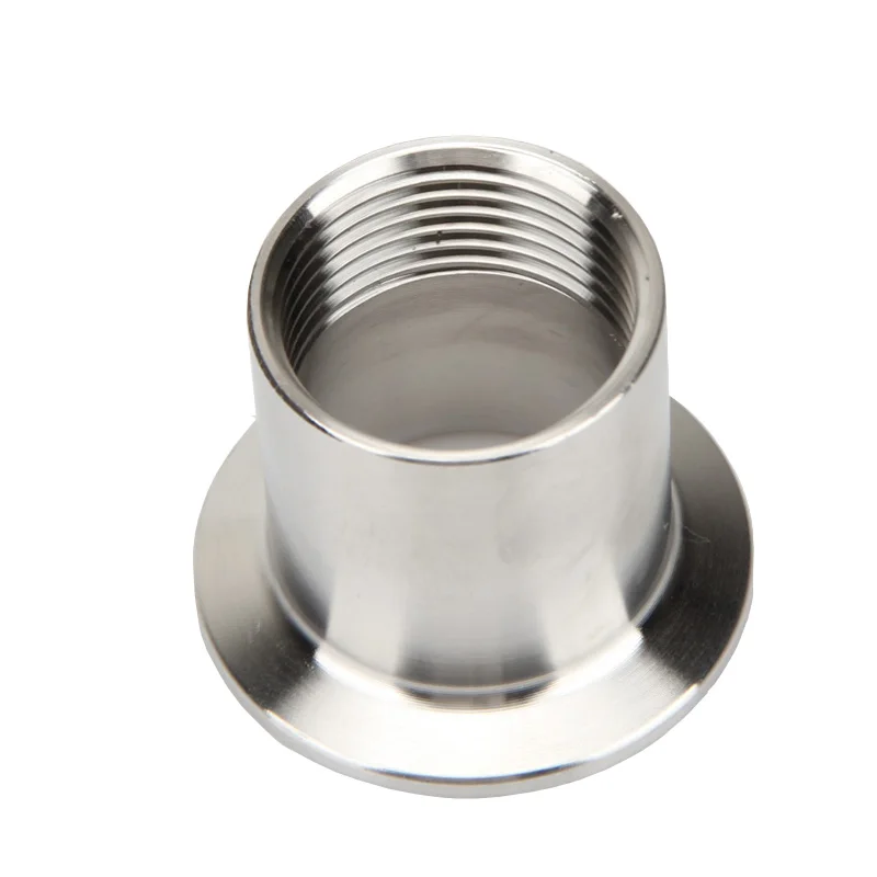 Stainless Steel Male And Female Threaded Connectors Tri Clamp 50.5mm 64mm Flange Connection 1/4” 3/8” 1/2\