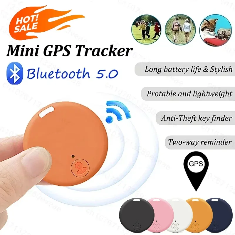 

Mini GPS Tracker Bluetooth 5.0 Anti-Lost Device Pet Kids Bag Wallet Tracking Smart Finder Locator Accessory For IOS Android