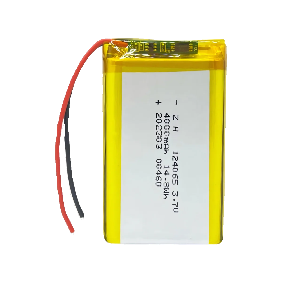 

2pcs/lot 124065 3.7V 4000mAh rechargeable polymer lithium battery suitable for power bank fingerprint lock medical equipment