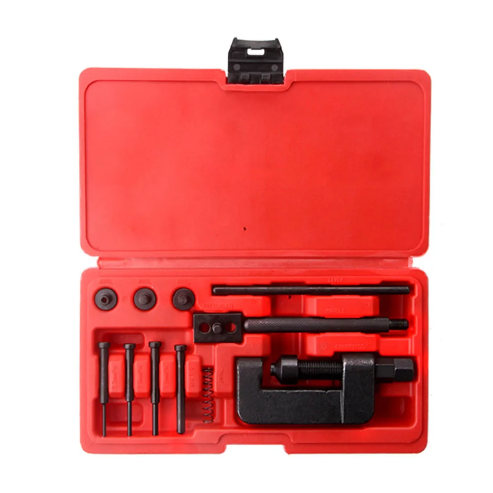Motorfiets En Fiets Kettingbreker Gereedschapsset 13 Stuks Timing Ketting Remover Gereedschapsset Kettingbreker
