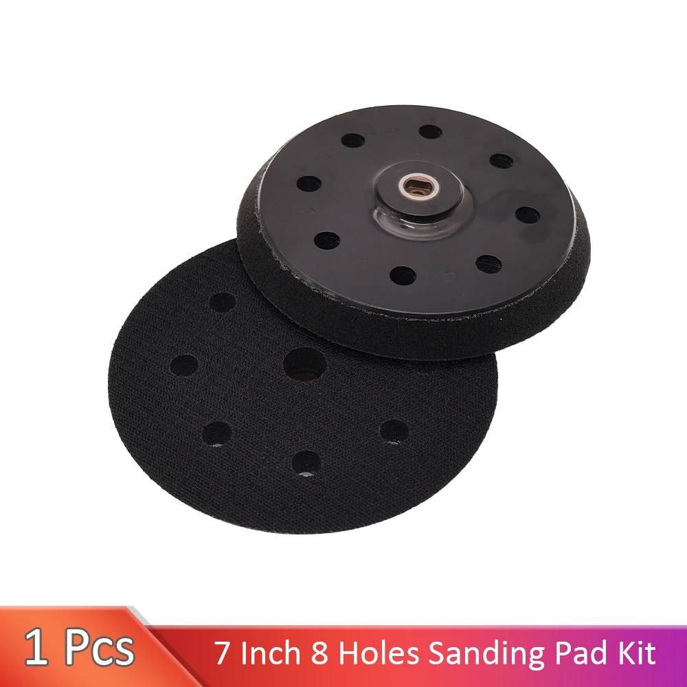 7 Inch 180MM Wall Polishing Pad Sanding Grinding Disc Sandpaper Sanding Pad  Pneumatic Sander Sandpaper Disk Walls Woodworking