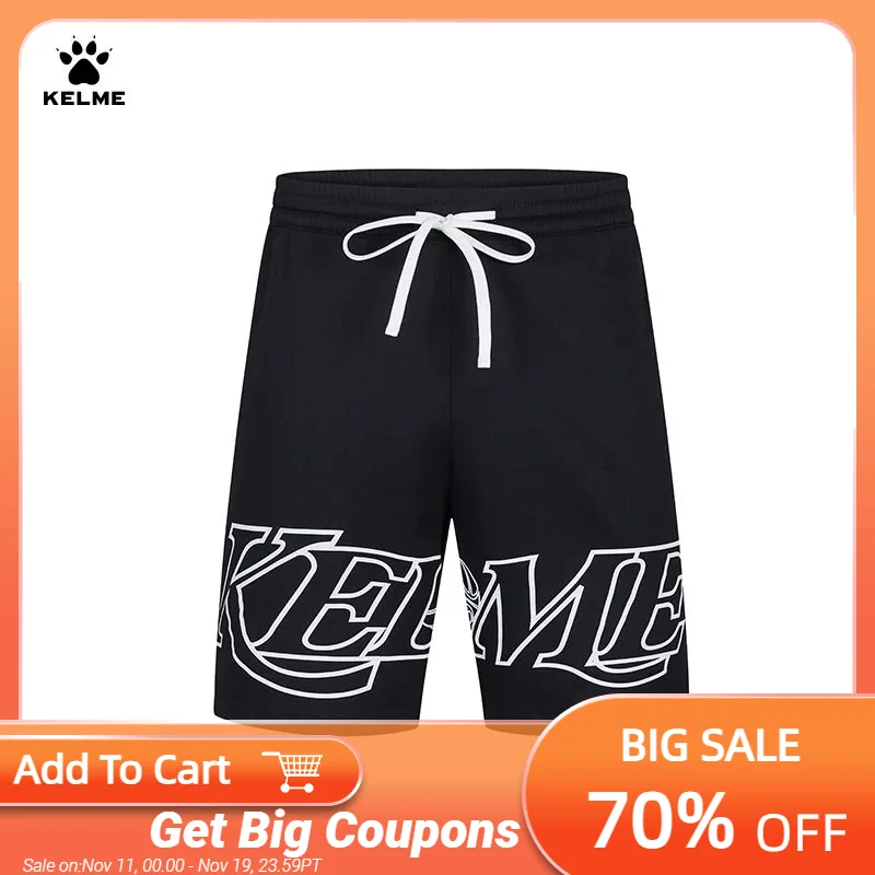 

KELME Gym Shorts Men Running Shorts Sport Breathable Soft Tennis Workout Sportswear Mesh Short Pants Male Yoga Basketball
