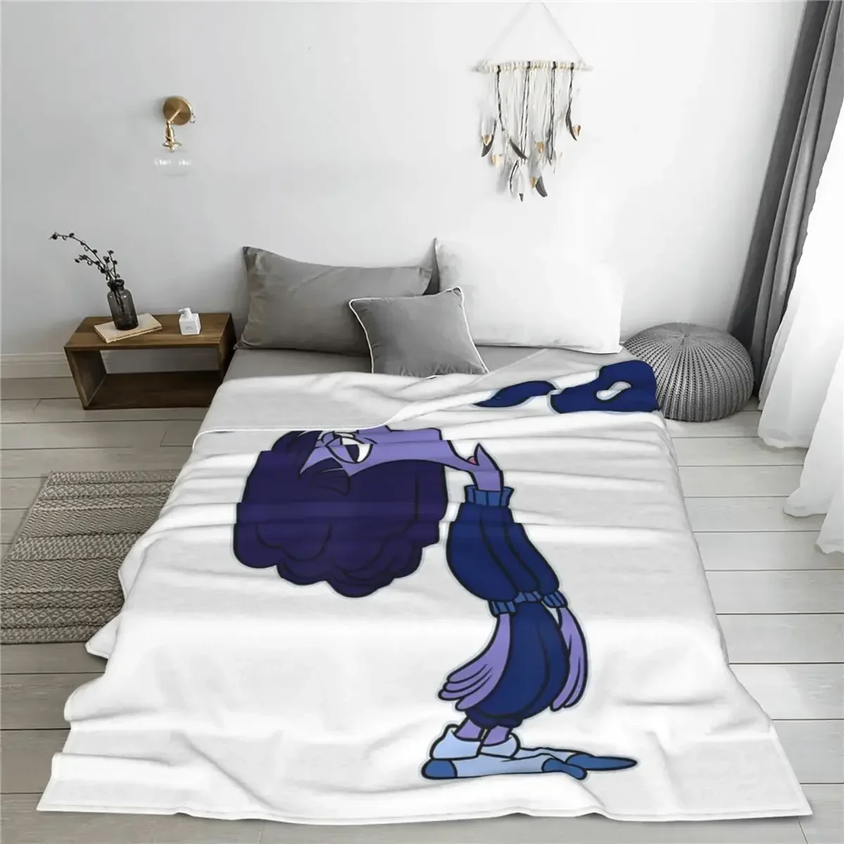 

Inside Out Flannel Blankets Mood Ennui Bored Retro Shot Novelty Throw Blanket for Home Rug Piece