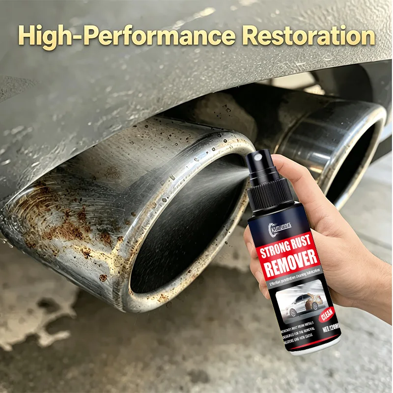 Powerful Rust Removal, Renovation & Anti-Rust Spray Suitable for Household and Industrial Parts, Automotive Brake Discs, Tires a