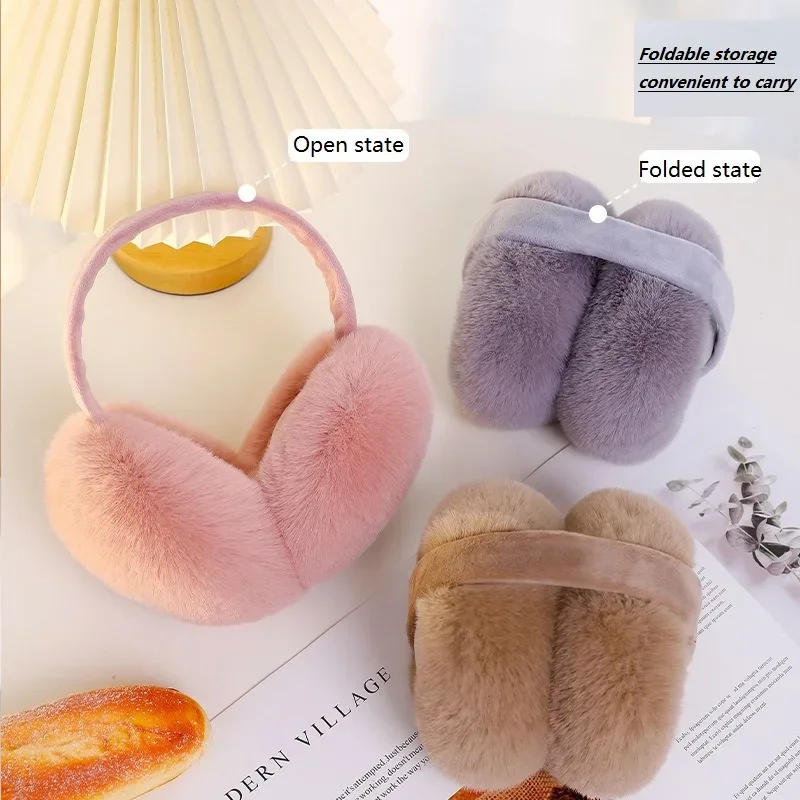 موضة بلون إيرفلاب في الهواء الطلق حماية الباردة غطاء للأذنين غطاء للأذن لينة أفخم الأذن دفئا شتاء دافئ للنساء الرجال EZr01