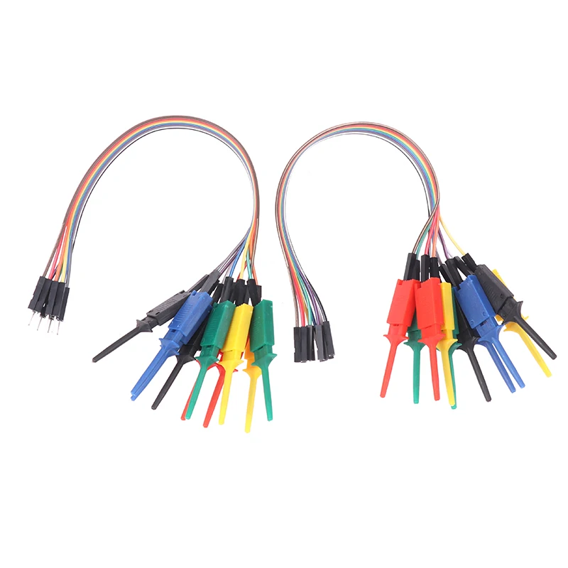 20CM Logic Analyzer Test Hook Clip Cable Chip Pin Connecting Probe Testing Kit