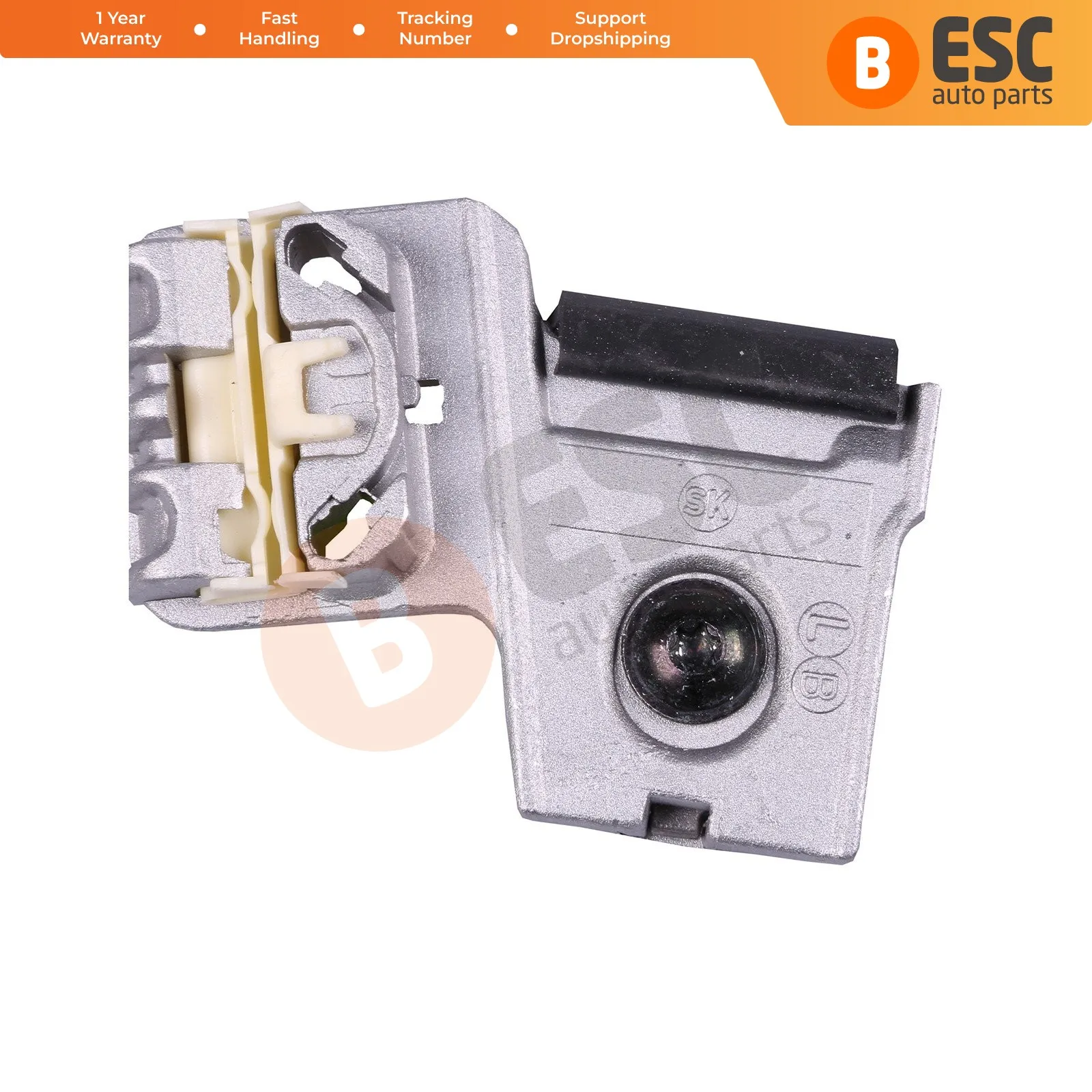 ESC Auto Parts EWR41 Electrical Power Window Regulator Clip, Metal, Front Left Door LB for VW Golf MK4 Bora 2000-2006